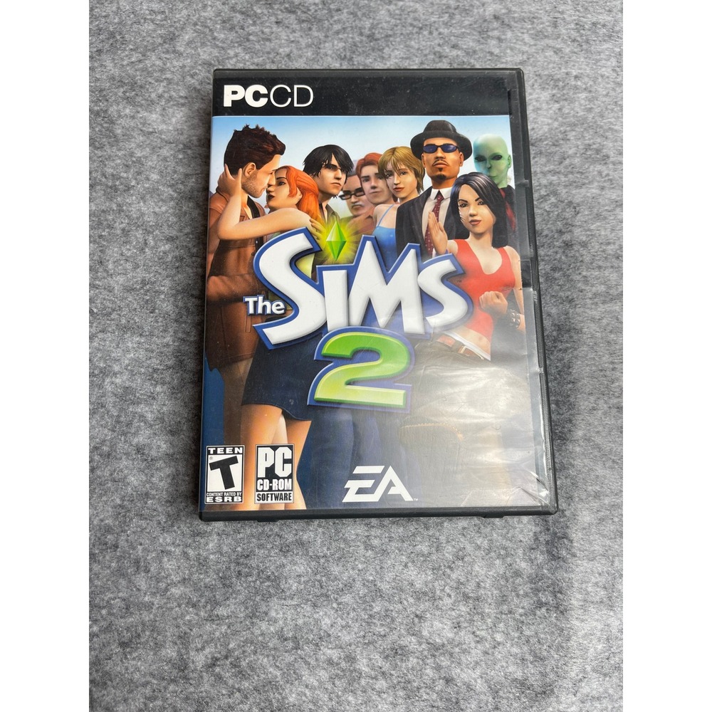 The Sims 2 PC CD-ROM Video Game 4-Disc Set with Manual EA Includes Serial‎ Code